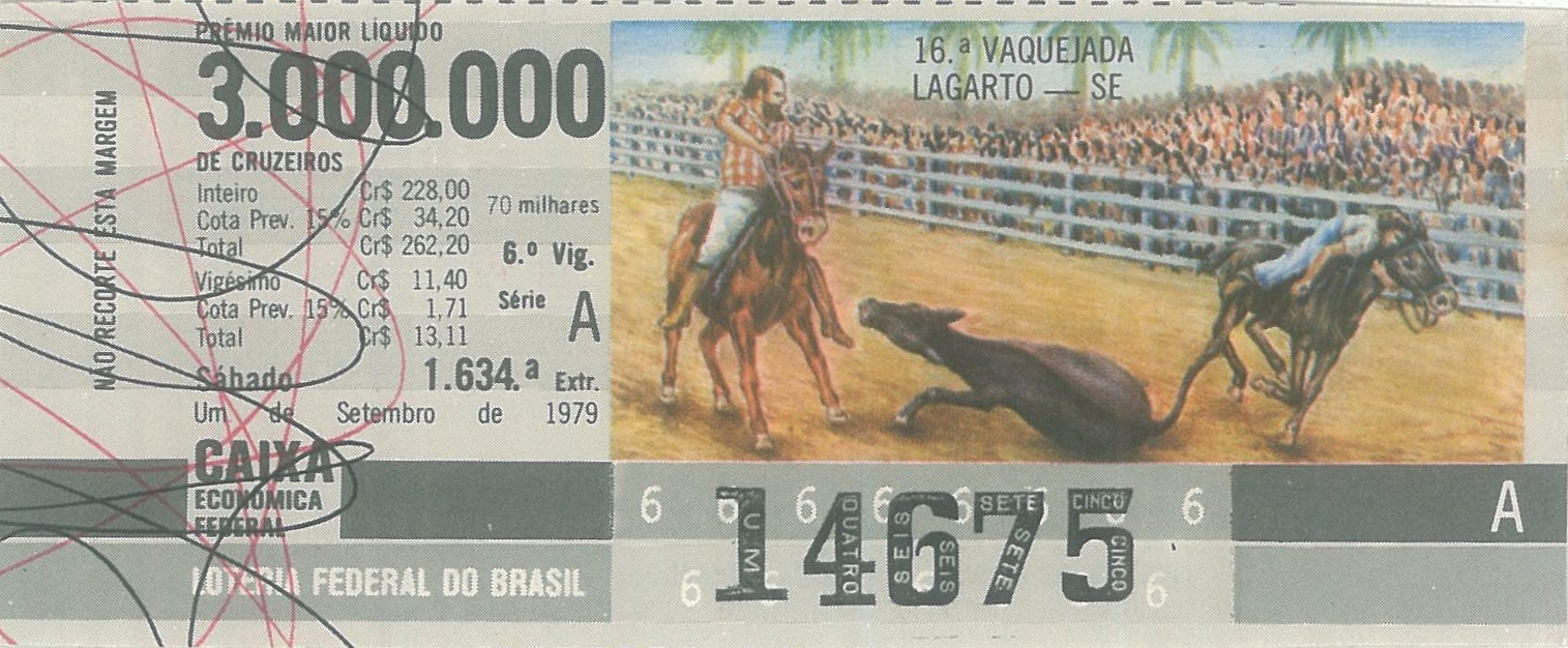 Extração 1634 - 16ª Varquejada - Lagarto - SE